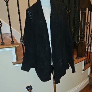 Buffalo David Bitton Charcoal Knit Cardigan